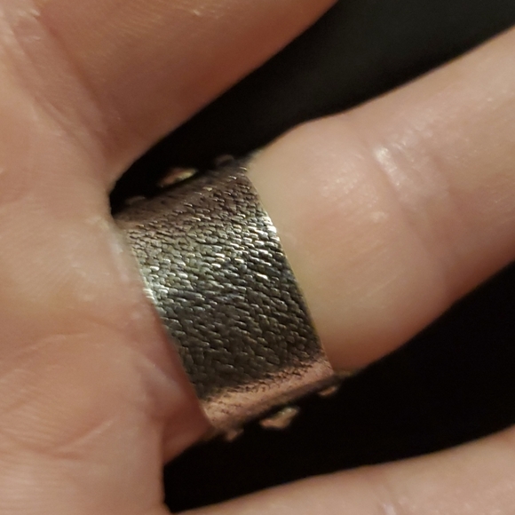 New Kashmir Ruby & Milky Opal 925 Silver Statement Ring. - Picture 7 of 9